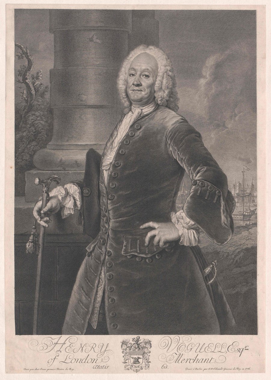 Handelsmand i London Henry Voguell af Georg Friedrich Schmidt