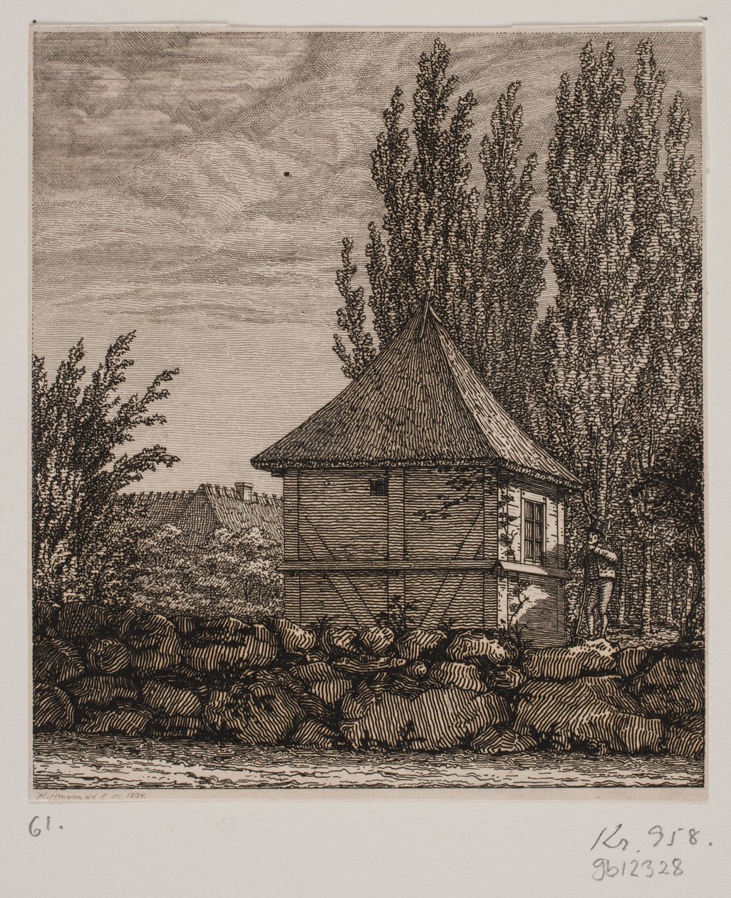 Ved præstegården i Karrebæk af Georg Hoffmann