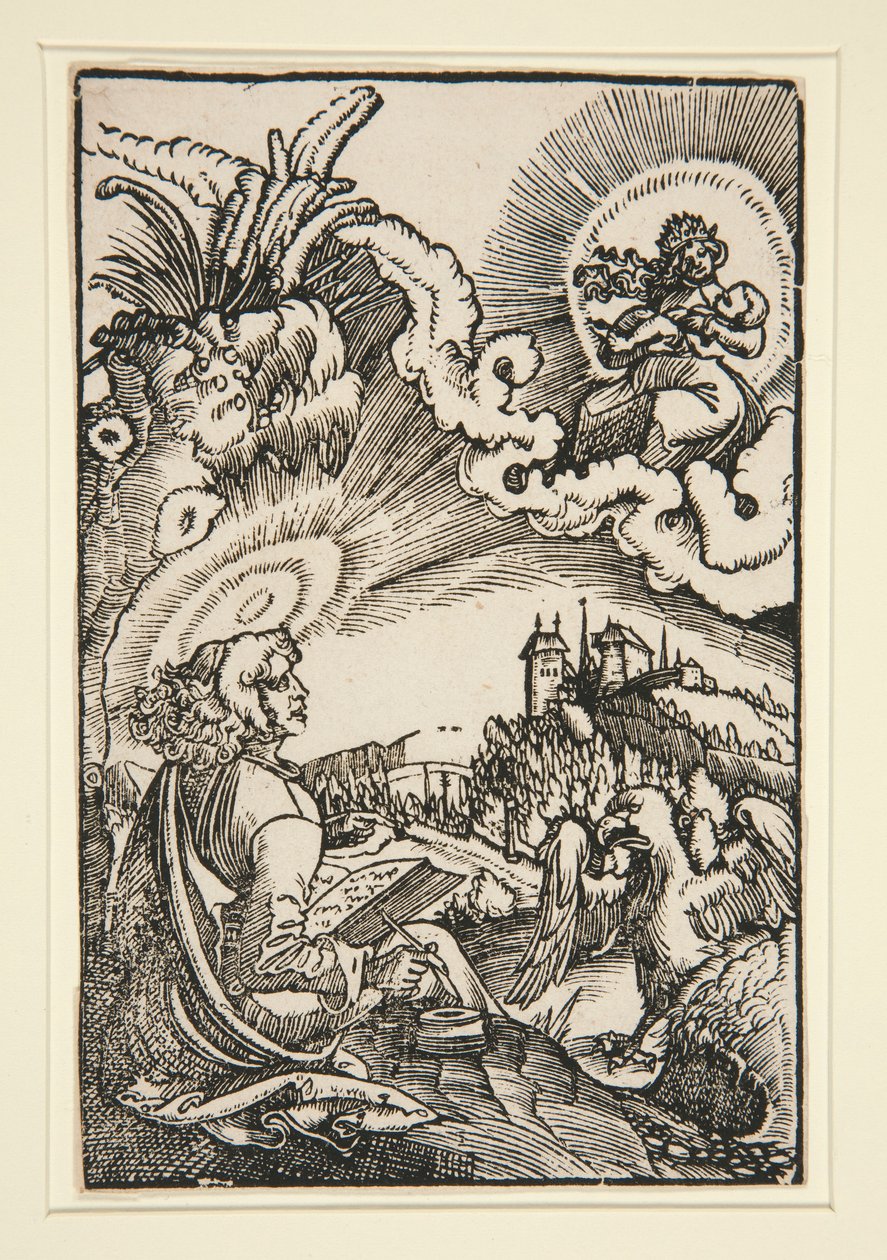St. John på Patmos af Georg Lemberger