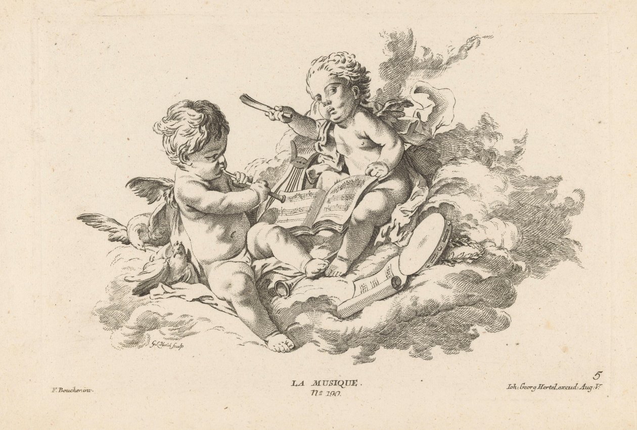 Musik Musik (titel på objekt) Book of Arts (serietitel) af Georg Leopold Hertel