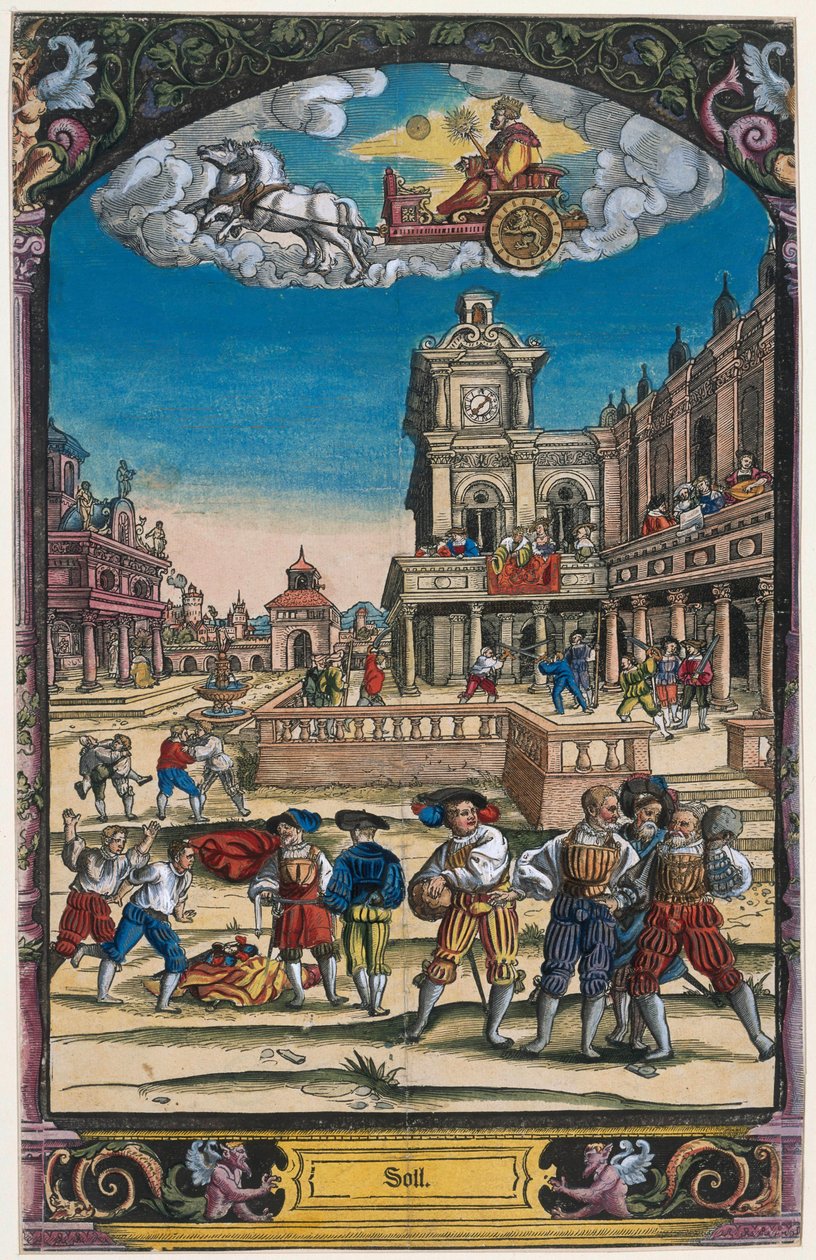 Die sieben Planeten: Sonne af Georg Pencz