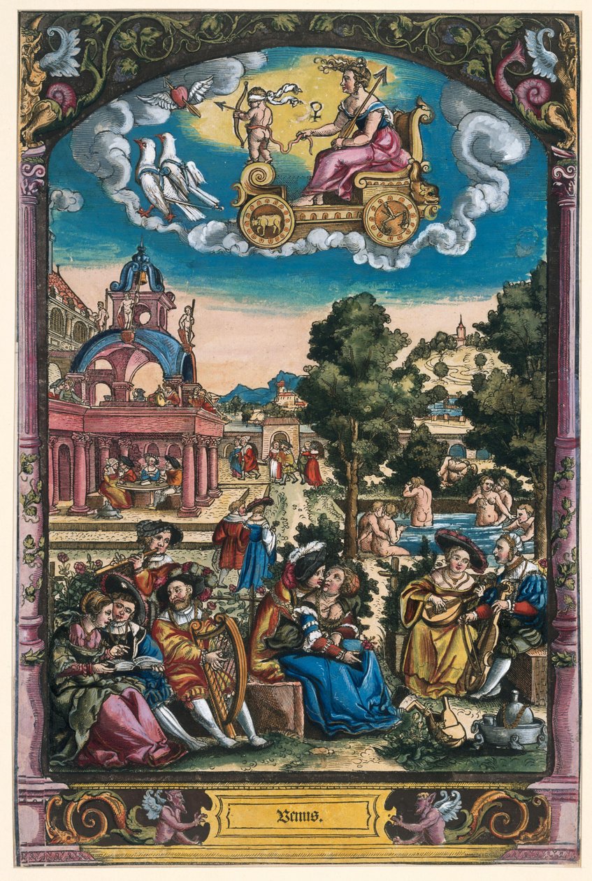 Die sieben Planeten: Venus af Georg Pencz