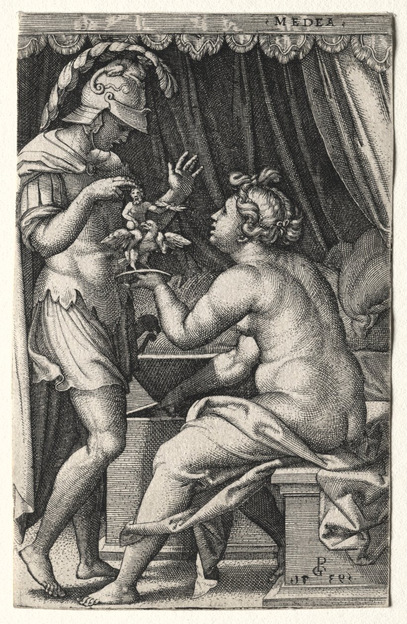 Medea og Jason af Georg Pencz
