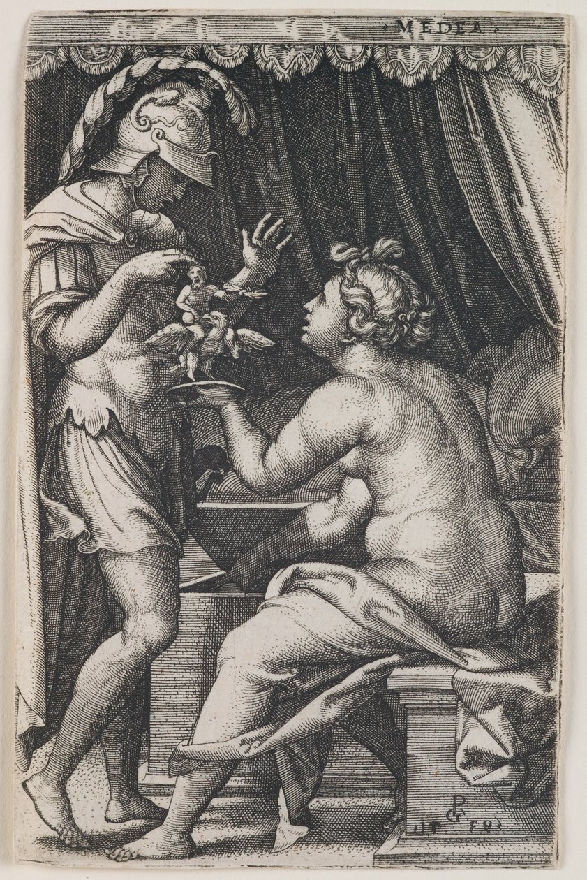 Medea og Jason af Georg Pencz