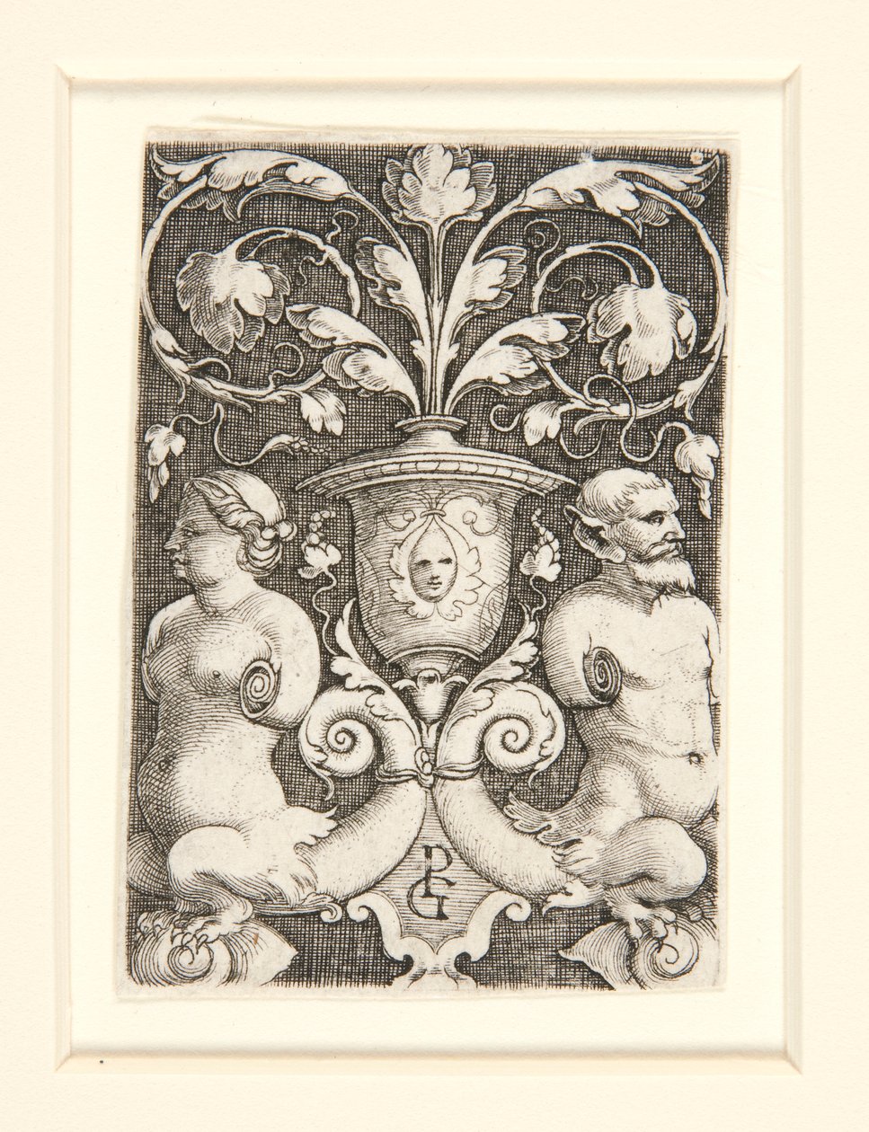 Prydvase med to figurer af Georg Pencz