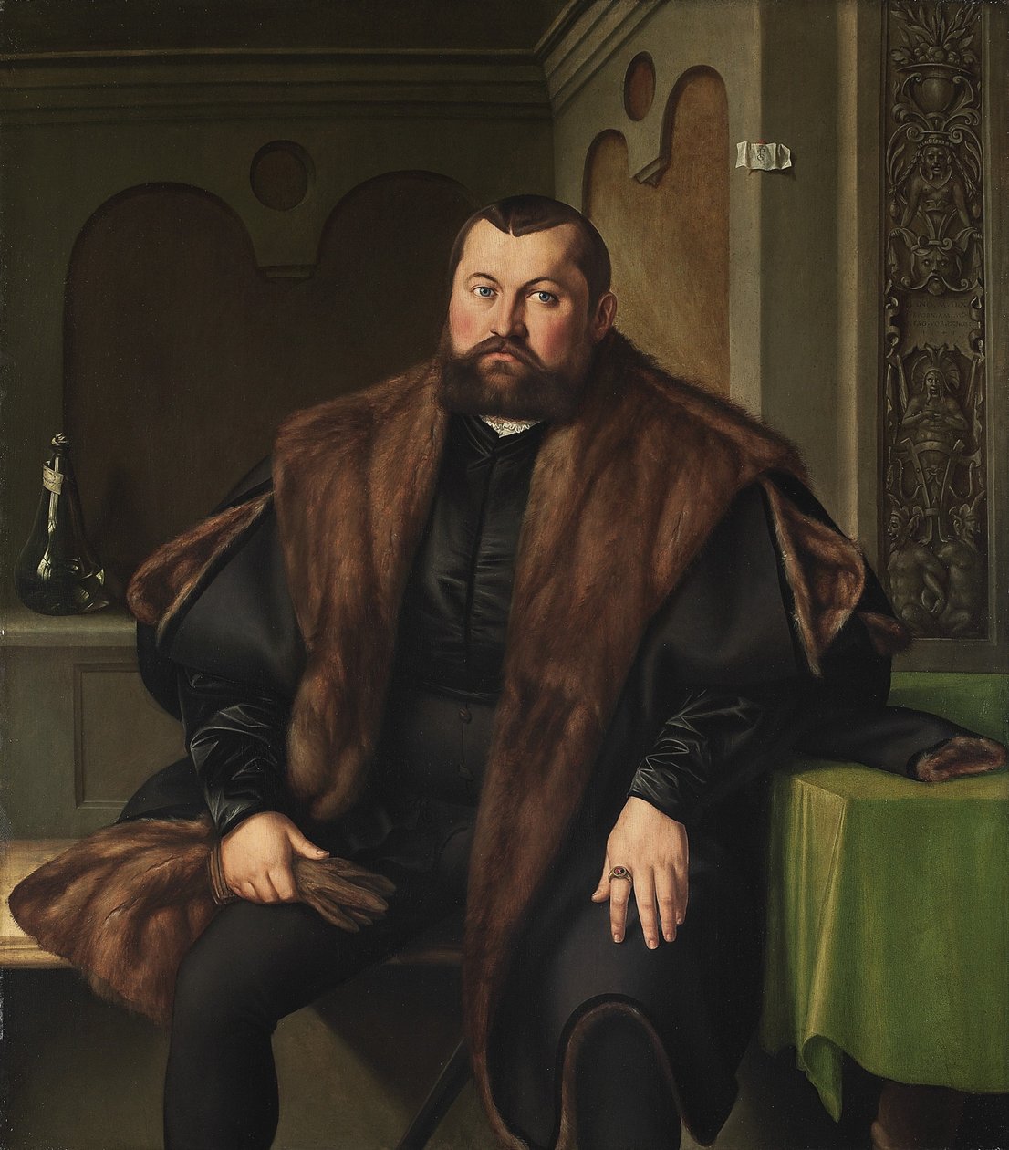 Portræt af Sigismund Baldinger 1510-1558, 1545 af Georg Pencz