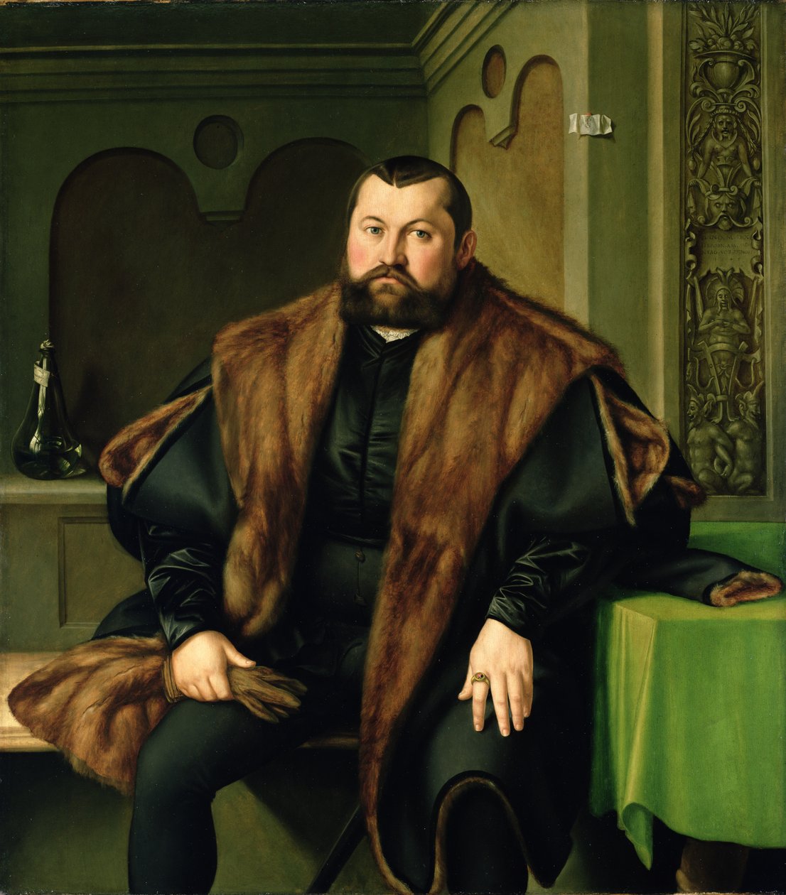 Portræt af Sigmund Baldinger (1510-1558), 1545 af Georg Pencz