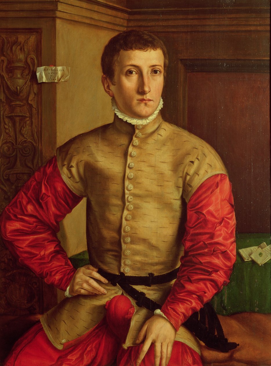Portræt af en ung mand, 1544 af Georg Pencz