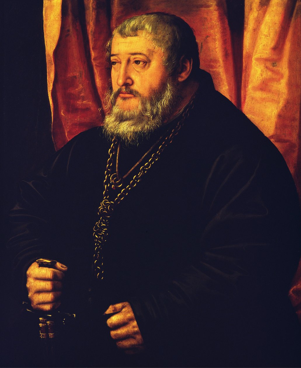 Portræt af kurfyrsten Pfalz Otto Henry, 1543 (olie på træ) af Georg Pencz