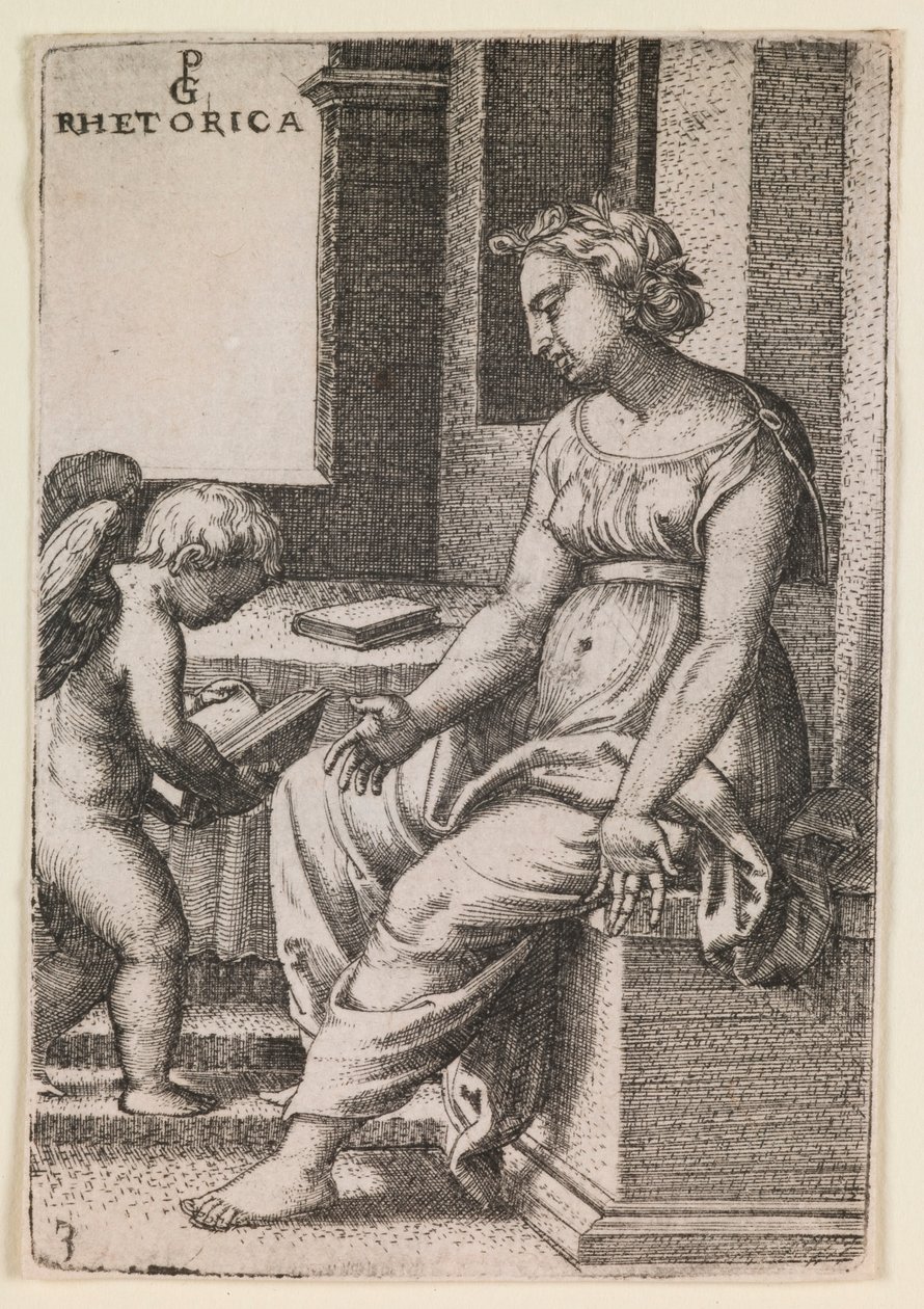 Rhetorica, fra serien "The Liberal Arts" af Georg Pencz