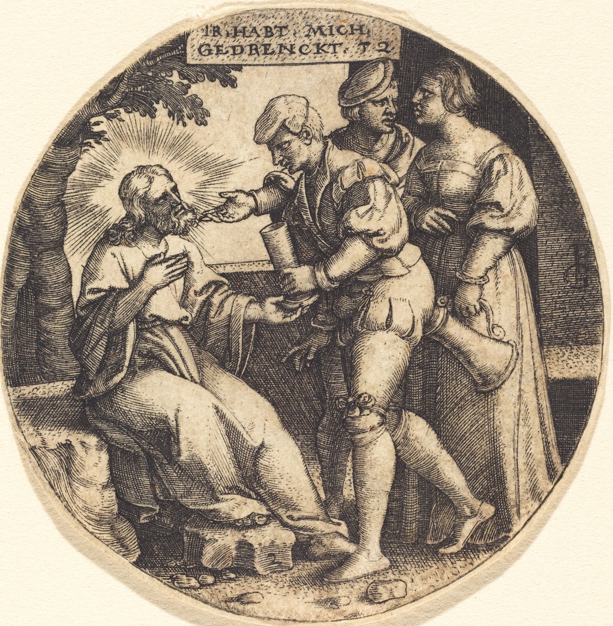 At give drikke til den tørstige af Georg Pencz