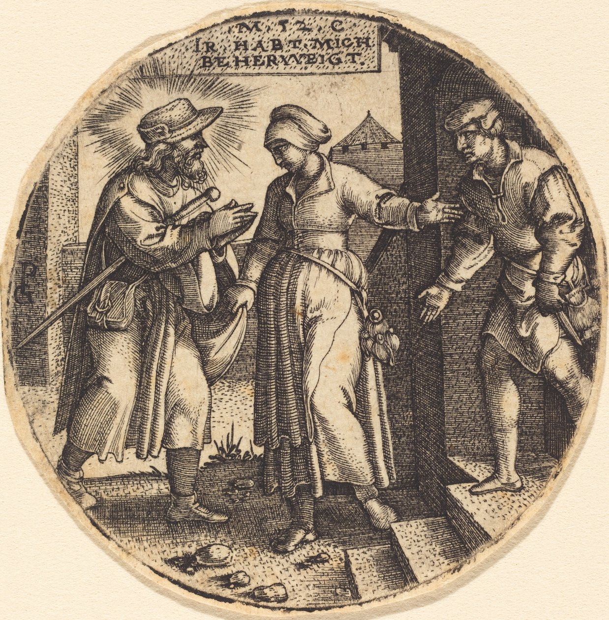 At huse pilgrimmene af Georg Pencz