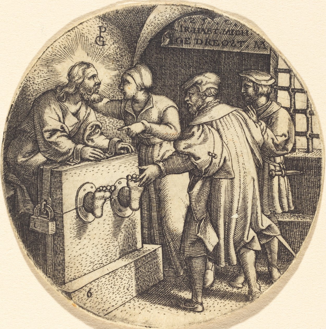 At besøge de fængslede af Georg Pencz