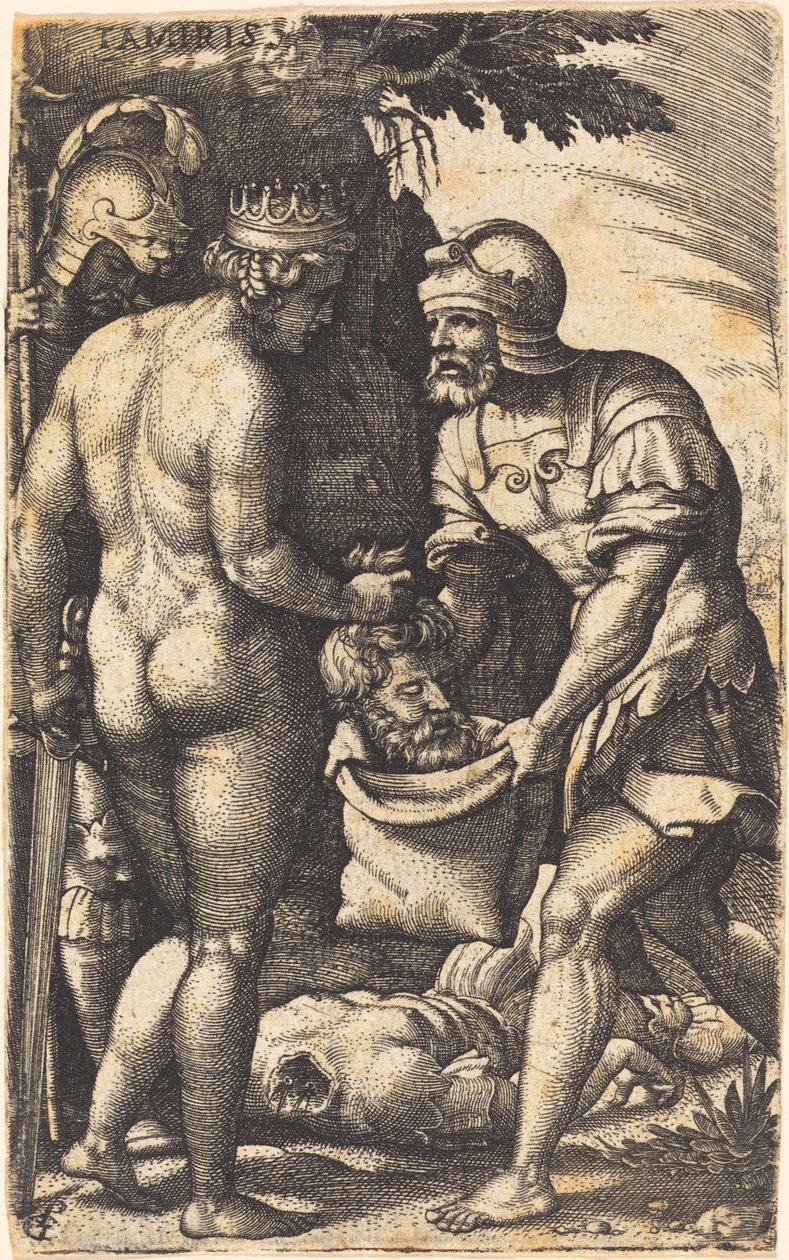 Tomyris med Cyrus