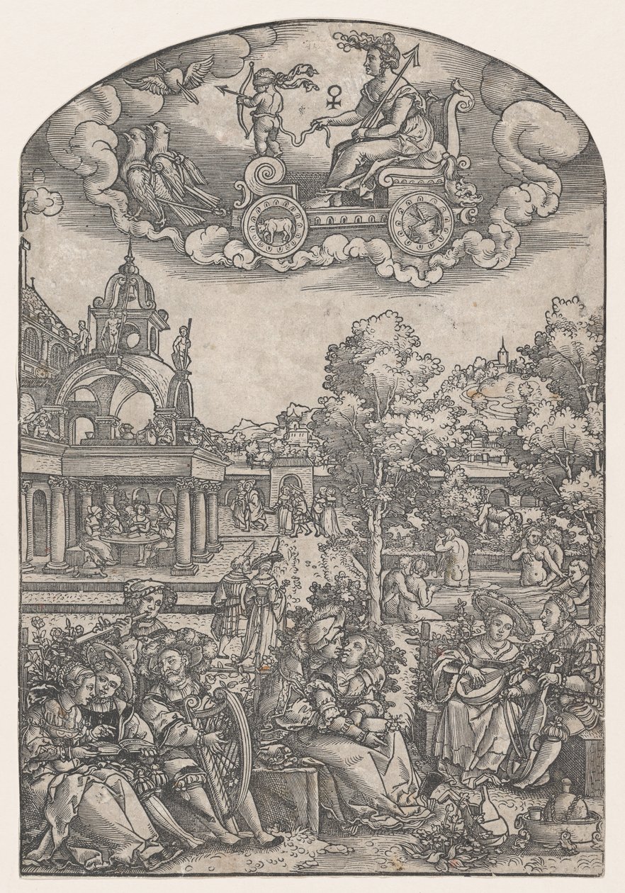 Venus, fra De syv planeter. af Georg Pencz