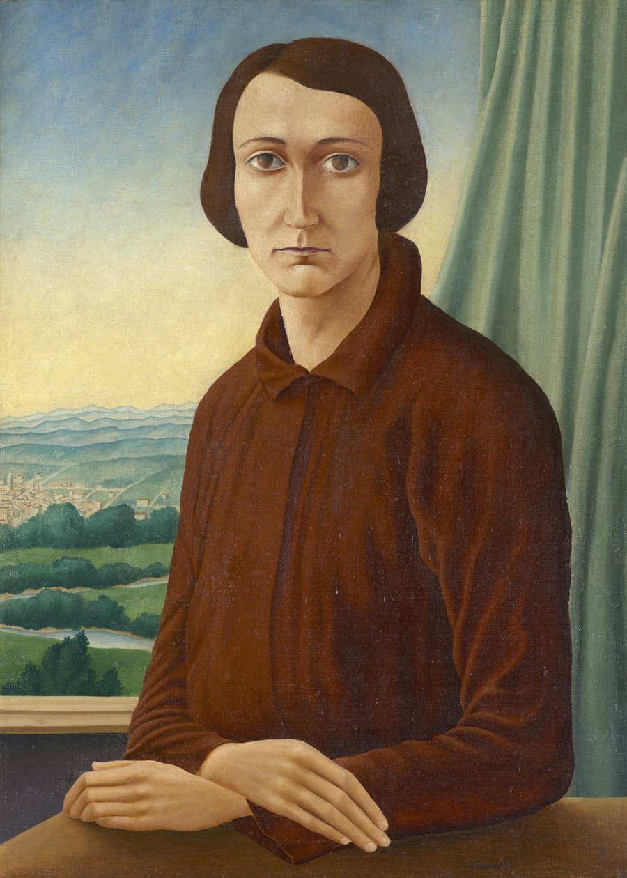 Hedwig Schrimpf, kunstnerens anden hustru af Georg Schrimpf