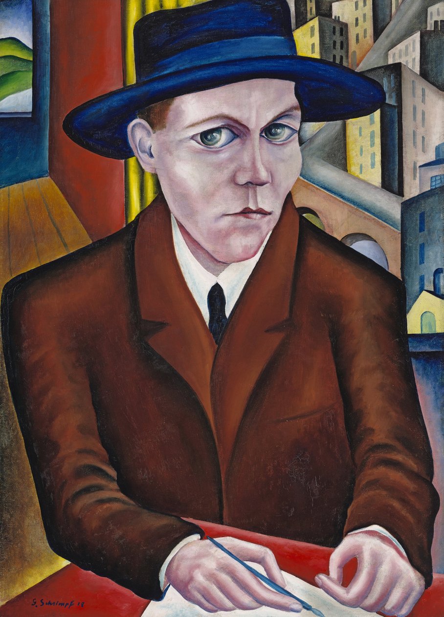 Oskar Maria Graf af Georg Schrimpf