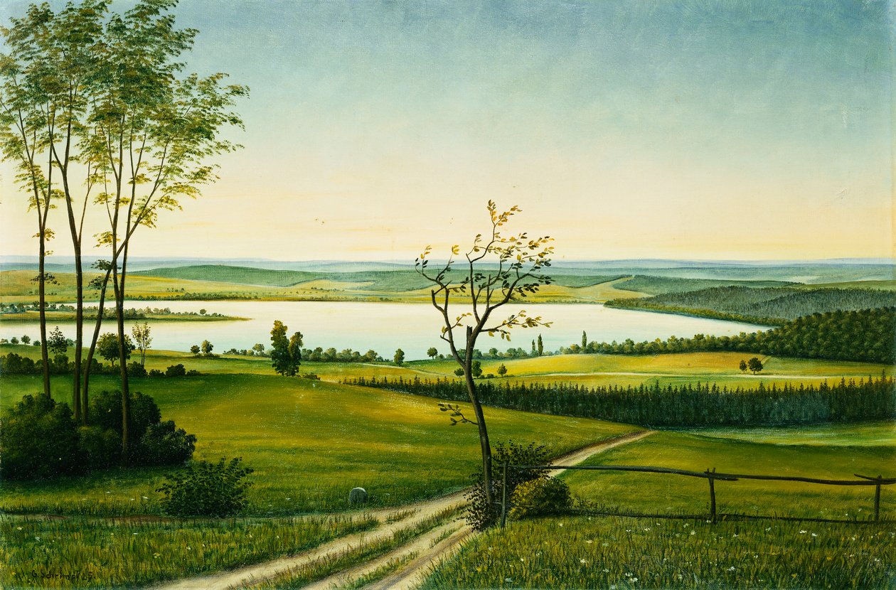 Osterseen, 1925 af Georg Schrimpf