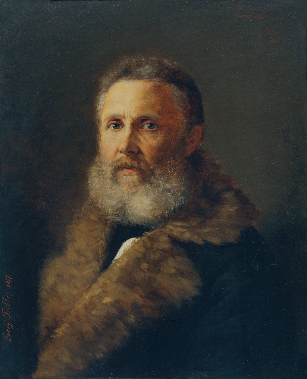 Maleren Carl Teibler, kunstnerens far af Georg Teibler
