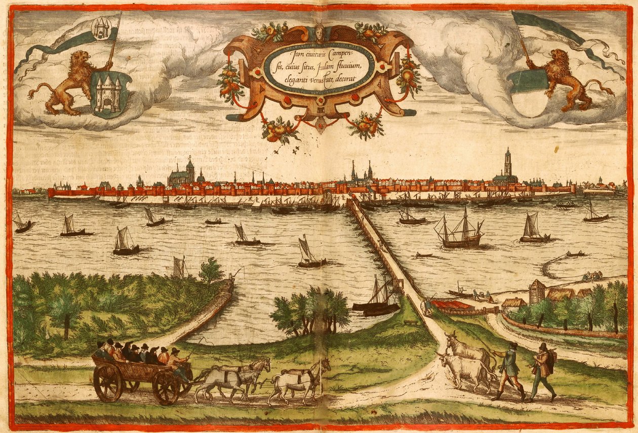 Kampan, Tyskland af Georg and Hogenberg Franz (1535 90) Braun
