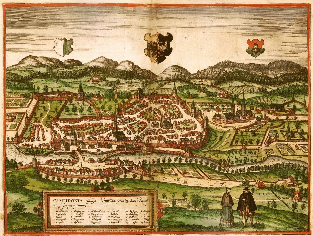 Kempten af Georg and Hogenberg Franz (1535 90) Braun