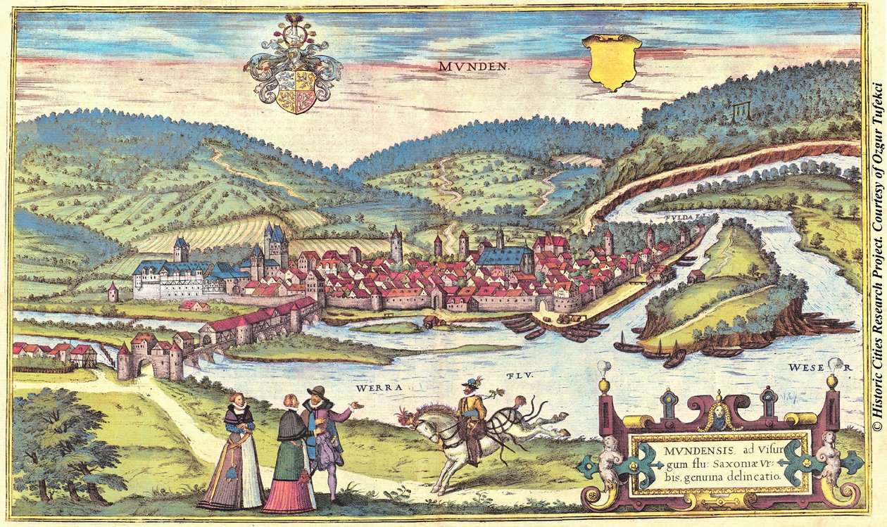 Munt, Munden, Schweiz af Georg and Hogenberg Franz (1535 90) Braun