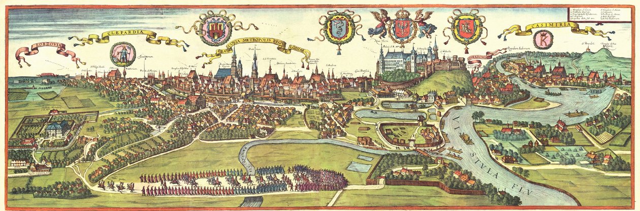 Polen af Georg and Hogenberg Franz (1535 90) Braun