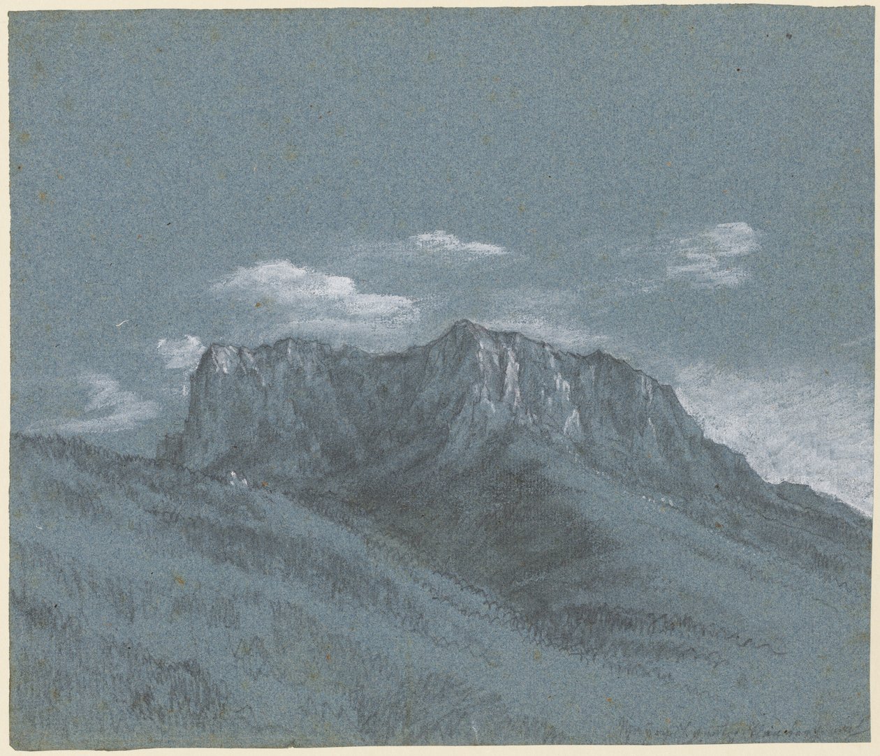 Rauschberg, ca. 1800. af Georg von Dillis