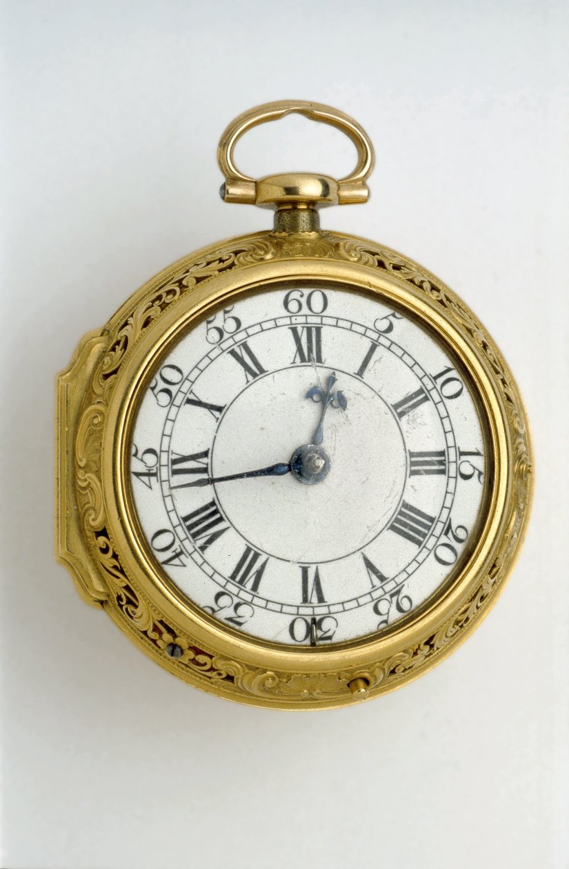 Guld par-cased cylinderur med kvartreplik, 1744 (guld) (se også 1217831) af George , Moser, George Michael and Ward, John Graham