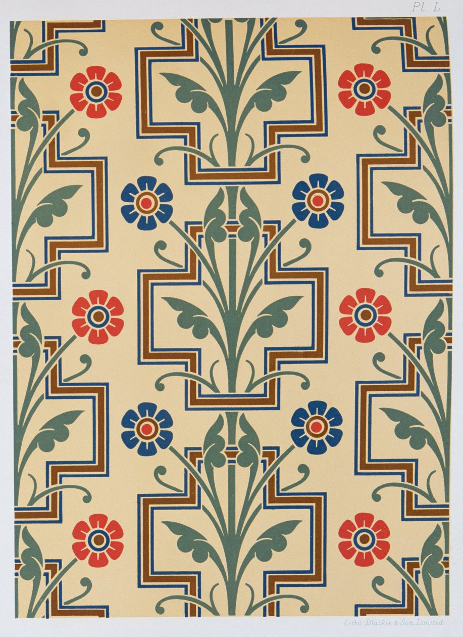 Gotiske revival designs af George Ashdown Audsley