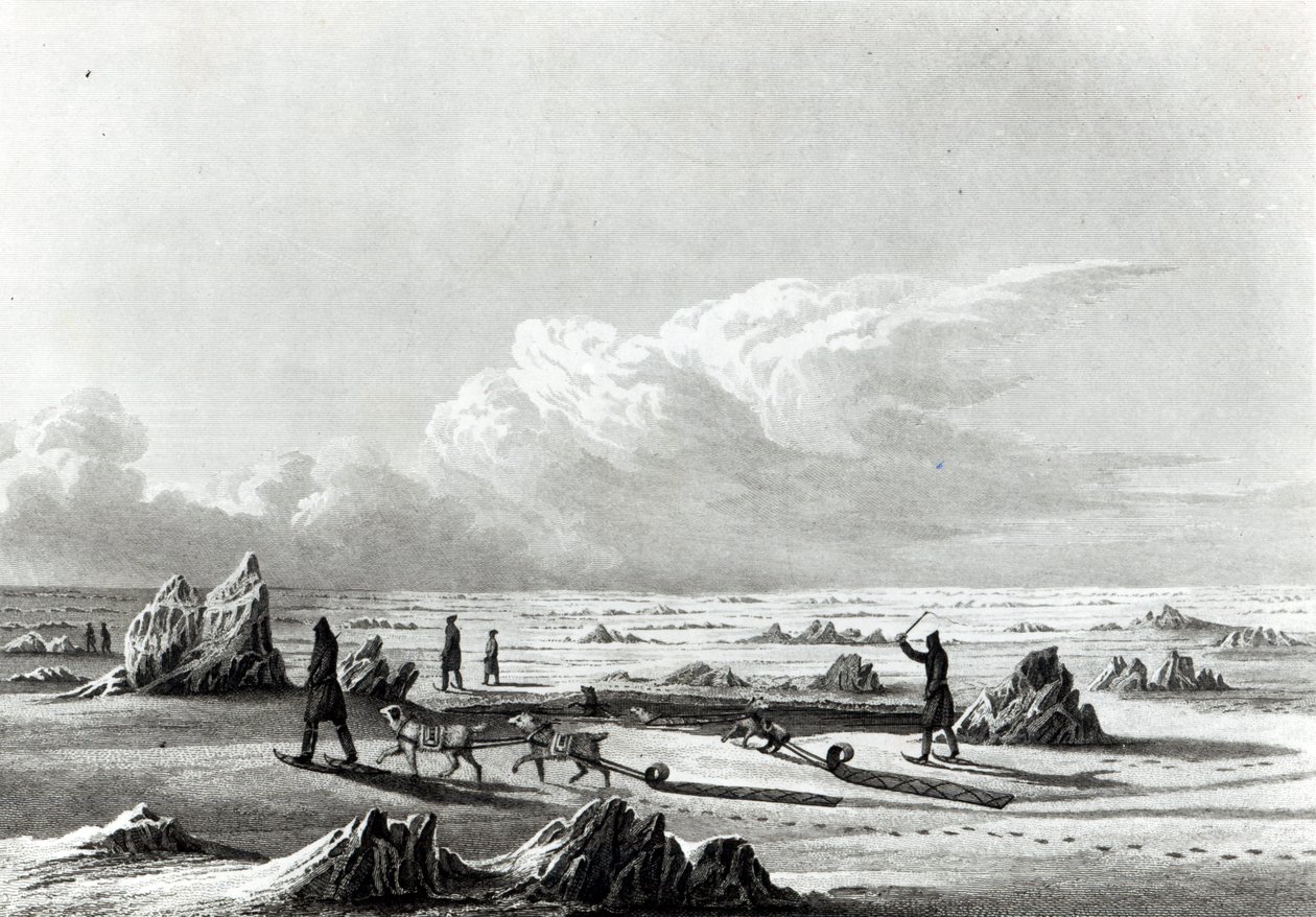 Vinterrejser på Great Slave Lake, fra 