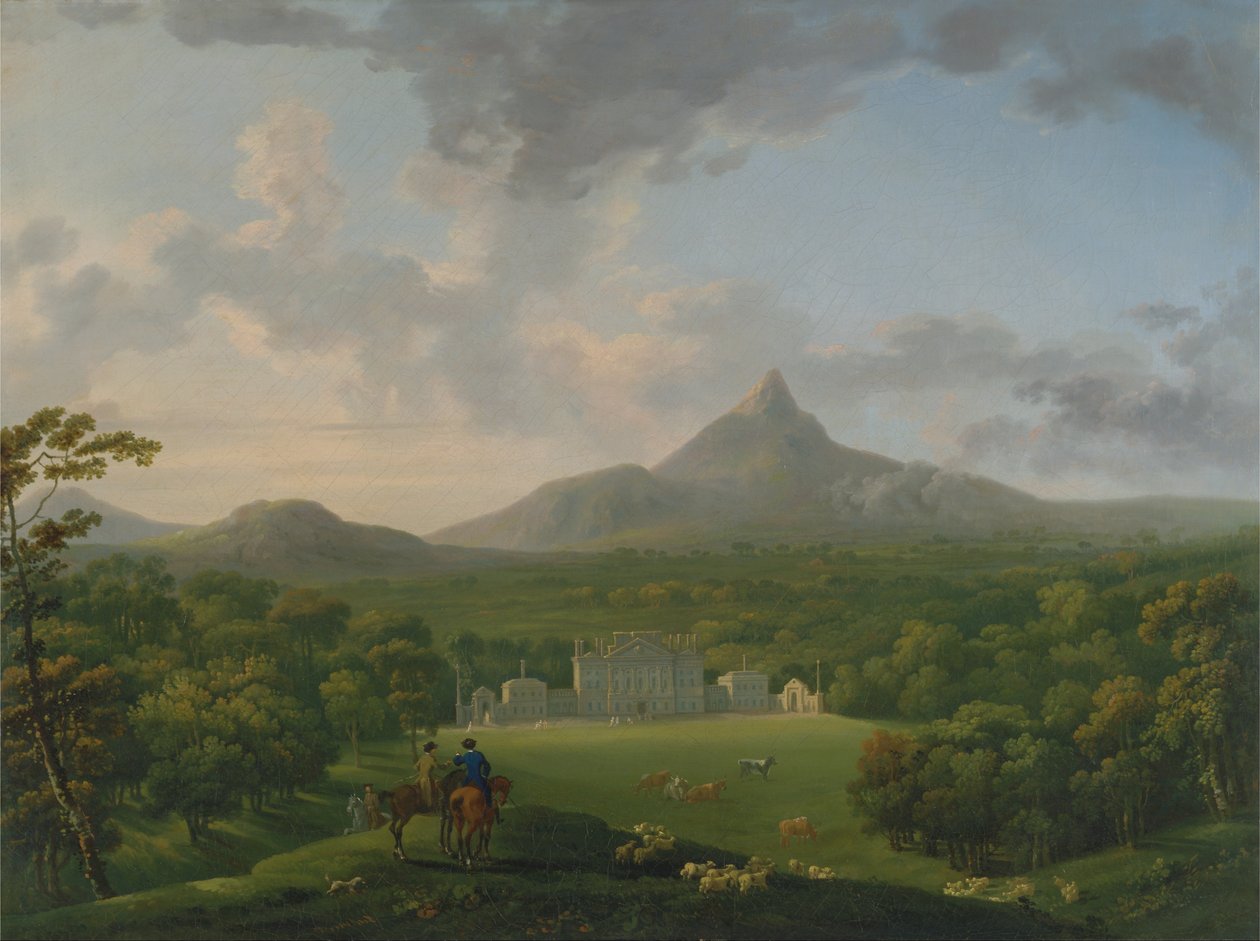 Powerscourt, County Wicklow, Irland af George Barret
