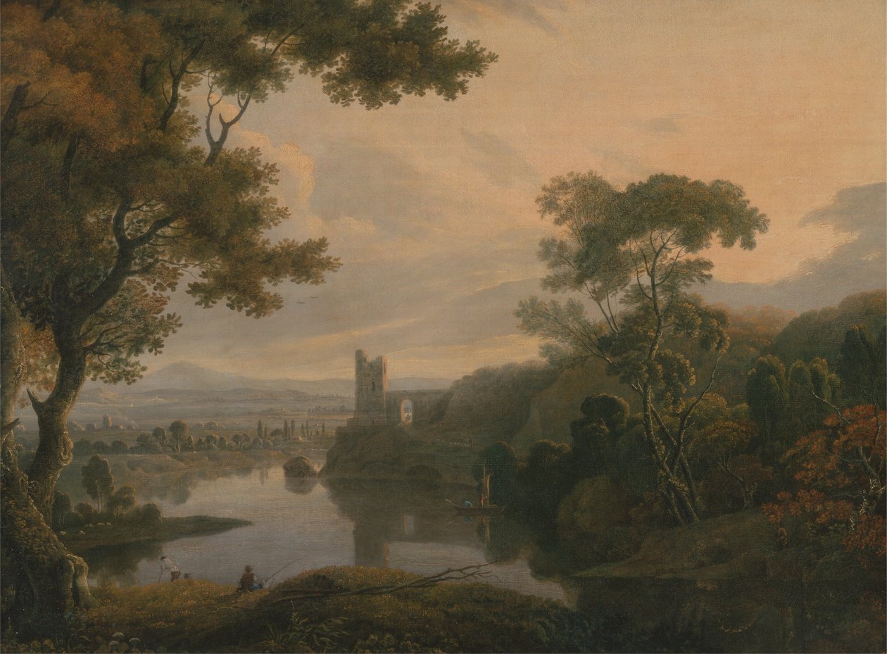 Flodlandskab af George Barret
