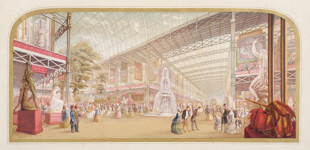 Udstillingen på Crystal Palace, 1851 af George Baxter