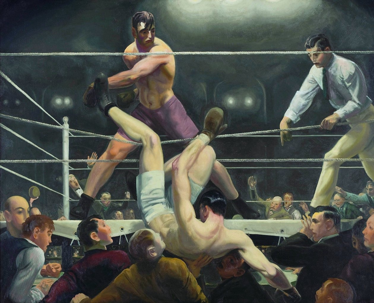 Dempsey og Firpo af George Wesley Bellows
