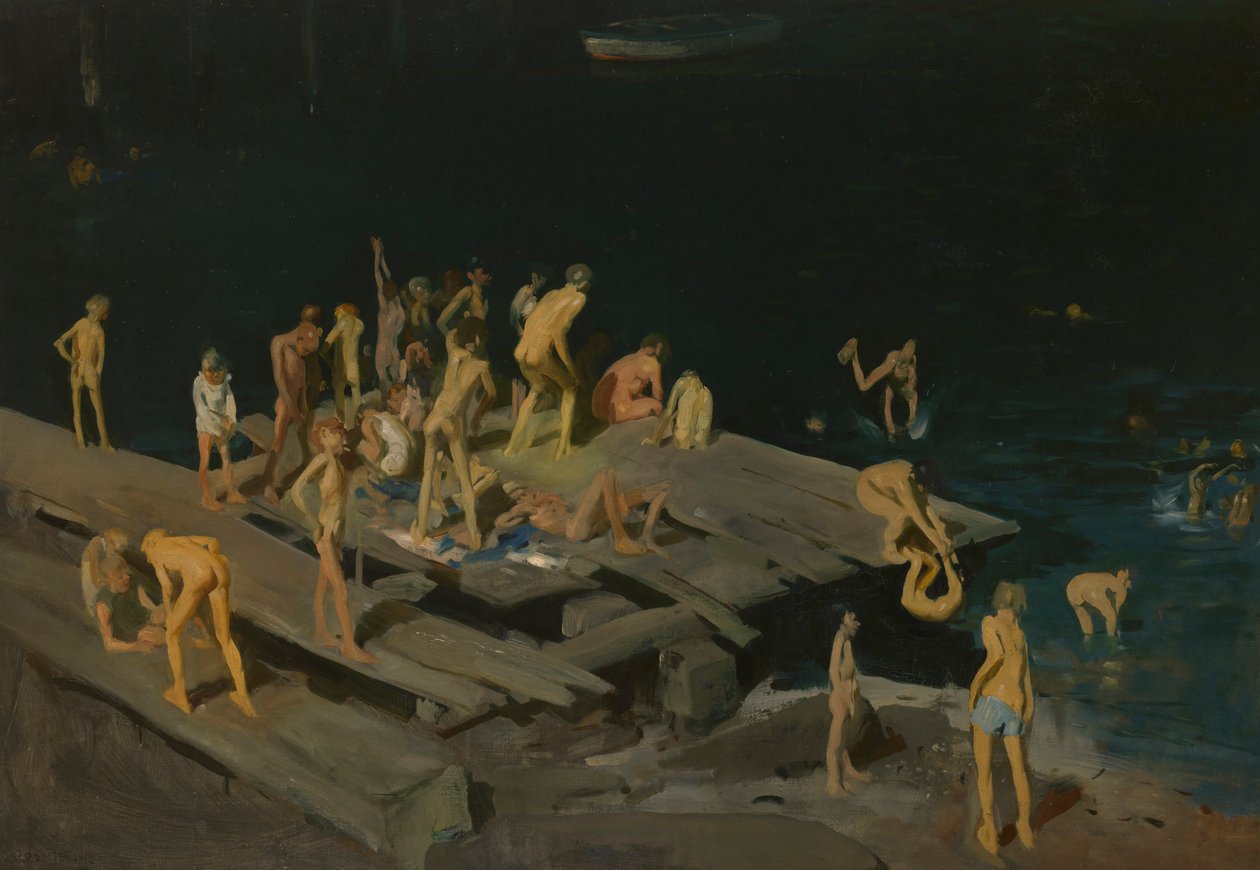 Toogfyrre børn, 1907 af George Wesley Bellows