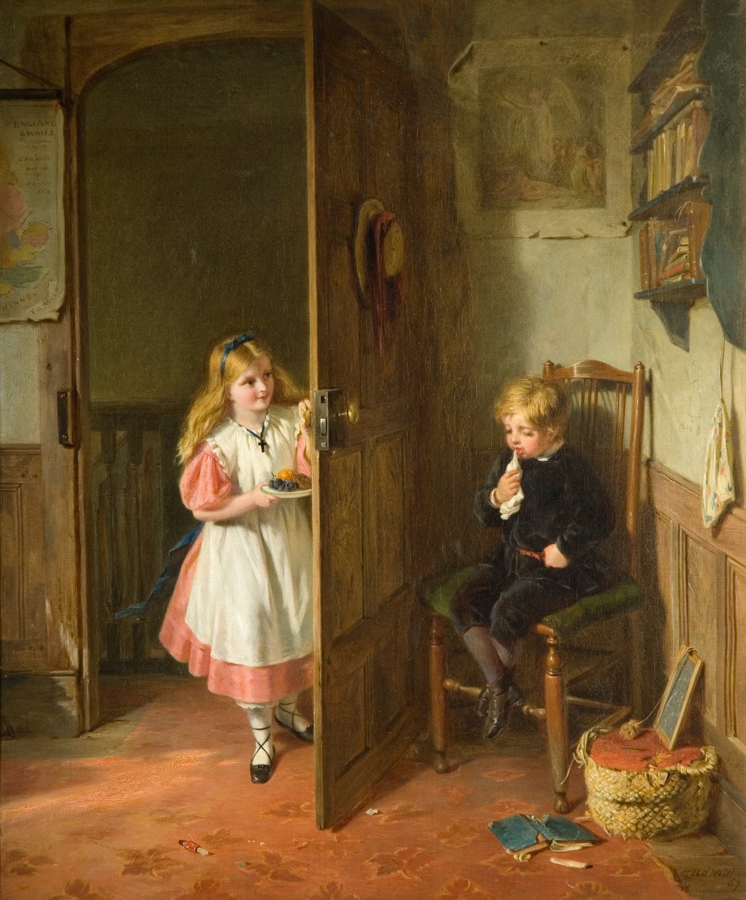 Den frække dreng, 1867 af George Bernard O