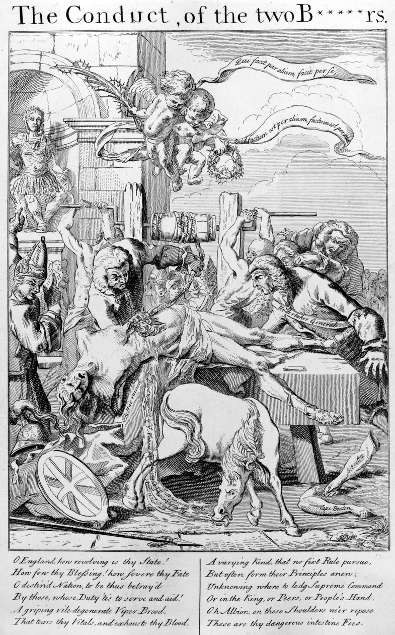 The Conduct of the Two B*****rs, 1749 af George Bickham