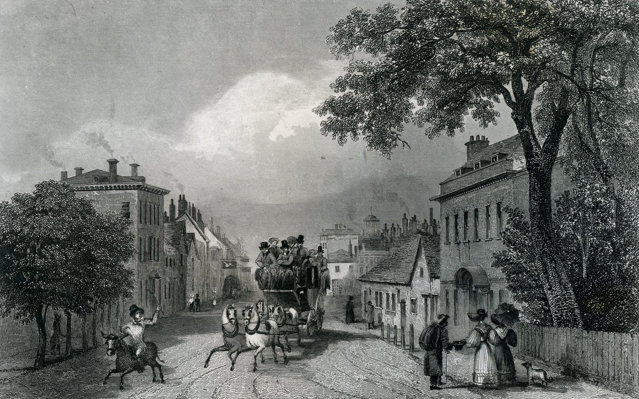 Witham, Essex, graveret af William Watkins, ca. 1832 af George Bryant Campion