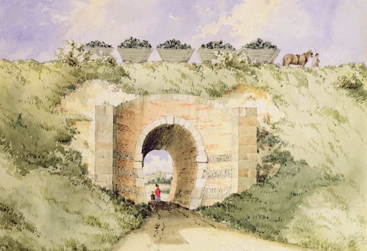 The Grand Surrey Iron Railway (wc på papir) af George Buchanan Wollaston