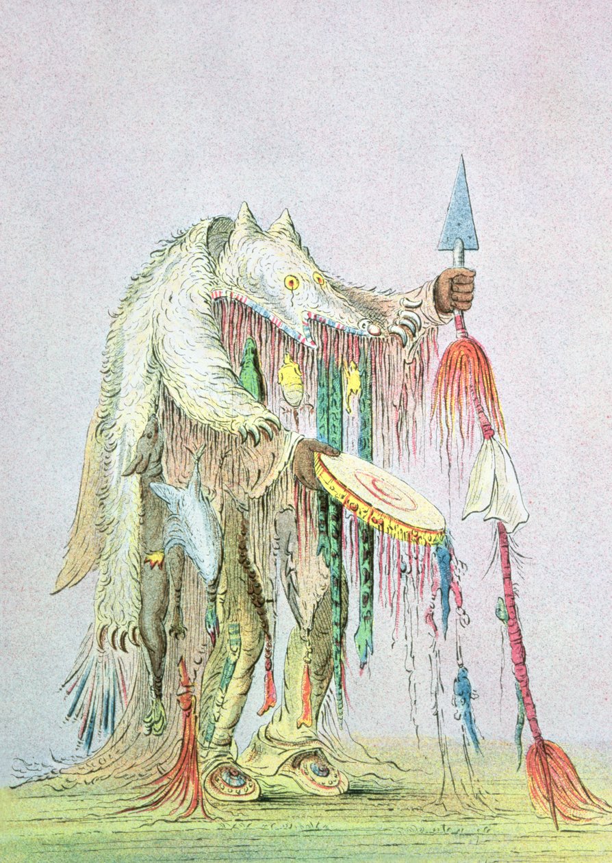 Blackfoot Medicine Man af George Catlin