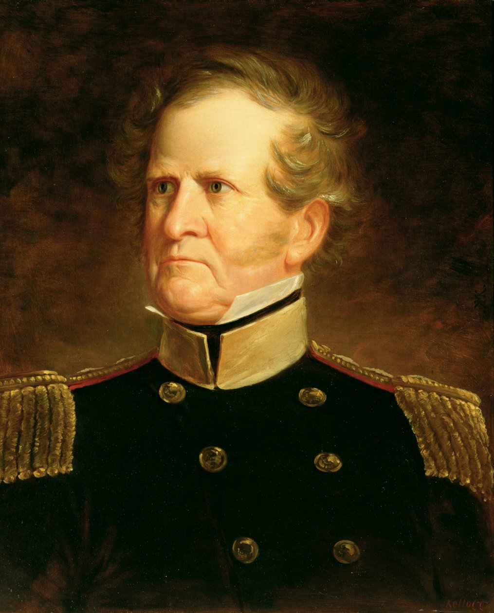 General Winfield Scott (1786-1866), ca.1835 af George Catlin