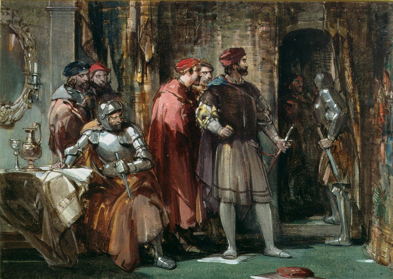 The Darnley Conspirators af George Cattermole