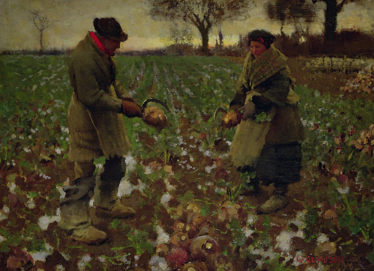 december, ca. 1882 af George Clausen