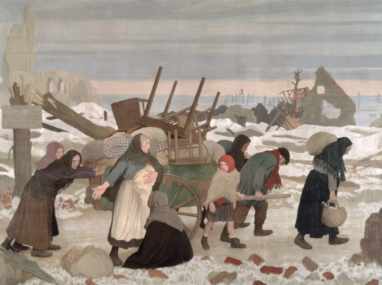 Vender tilbage til det genvundne land, ca. 1918 af George Clausen