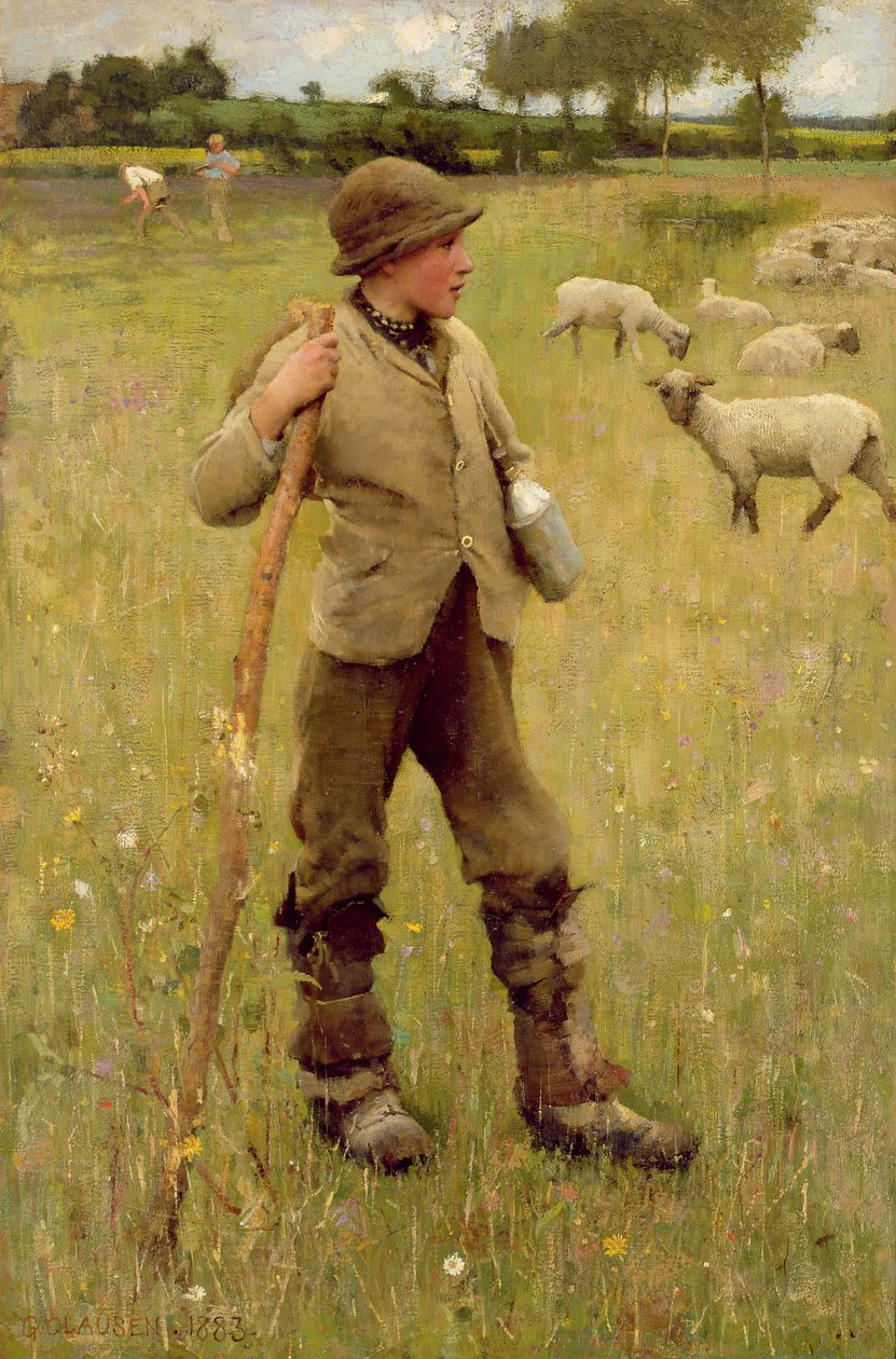 Hyrdedrengen, 1883 af George Clausen