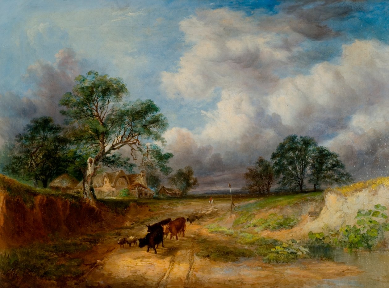 Landskab af George Vicat Cole