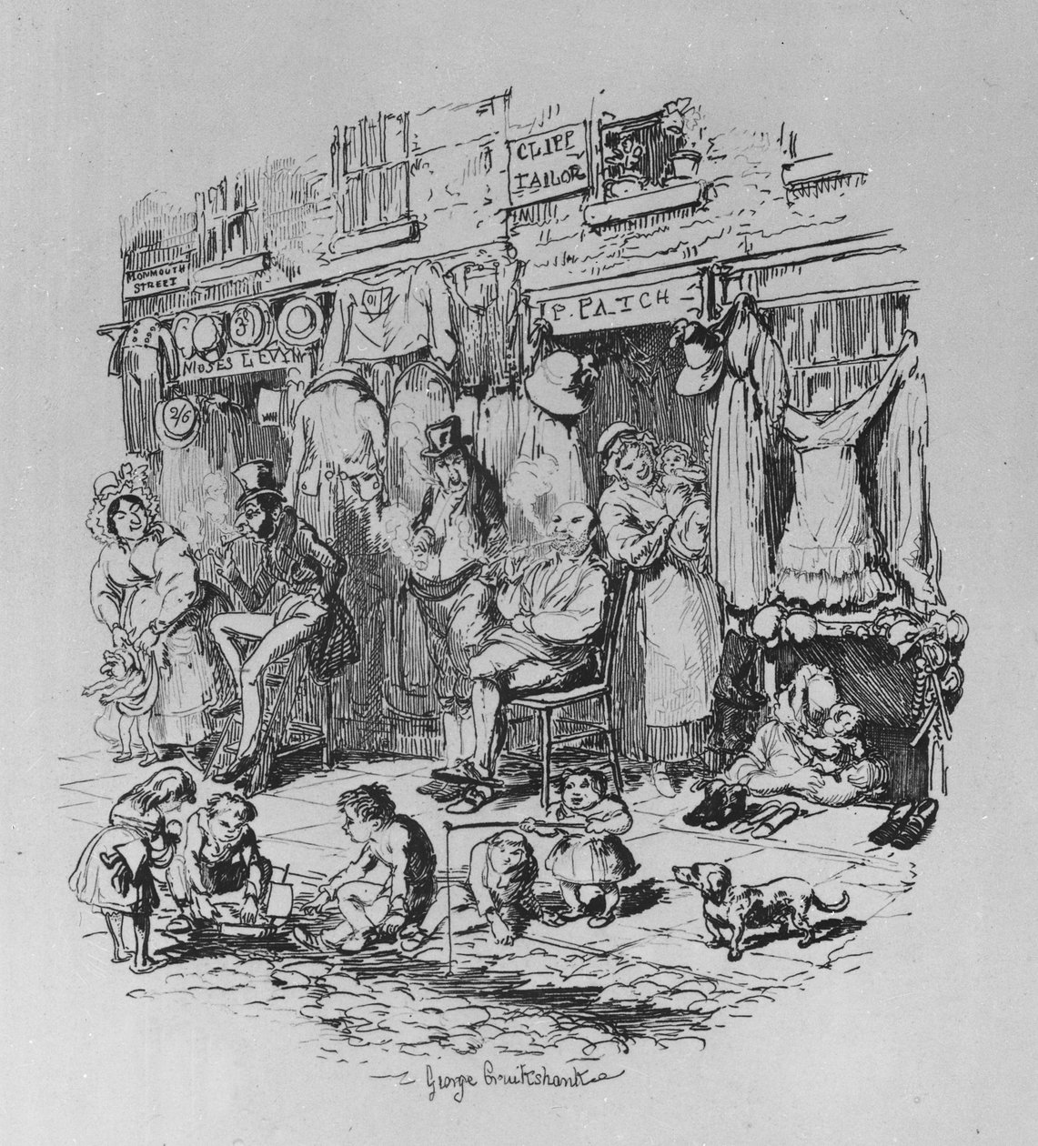 Monmouth Street, illustration fra 