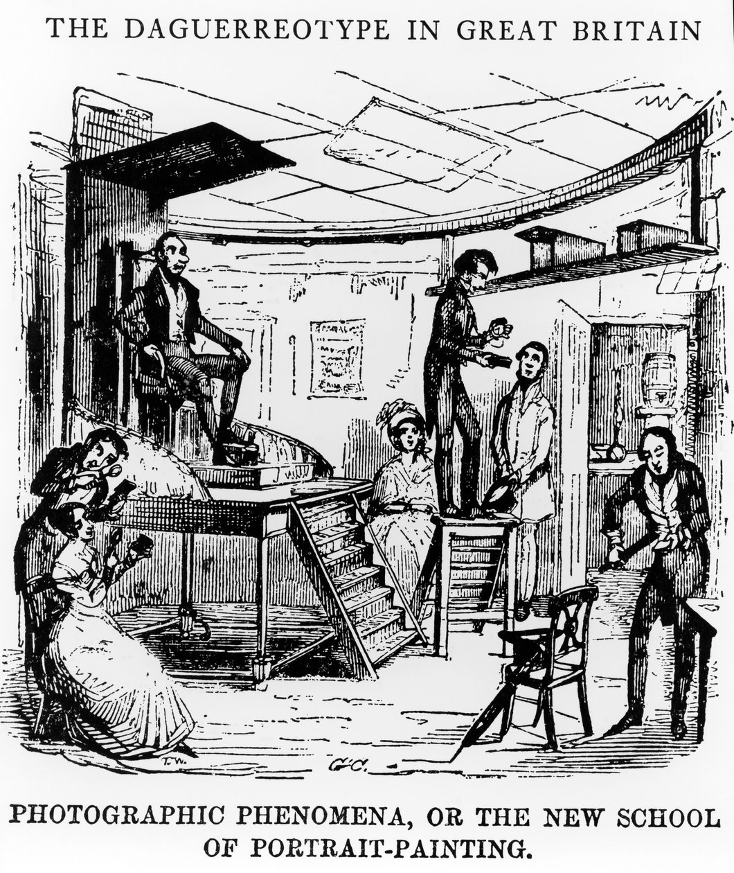 Daguerreotypien i Storbritannien, 1843 af George Cruikshank