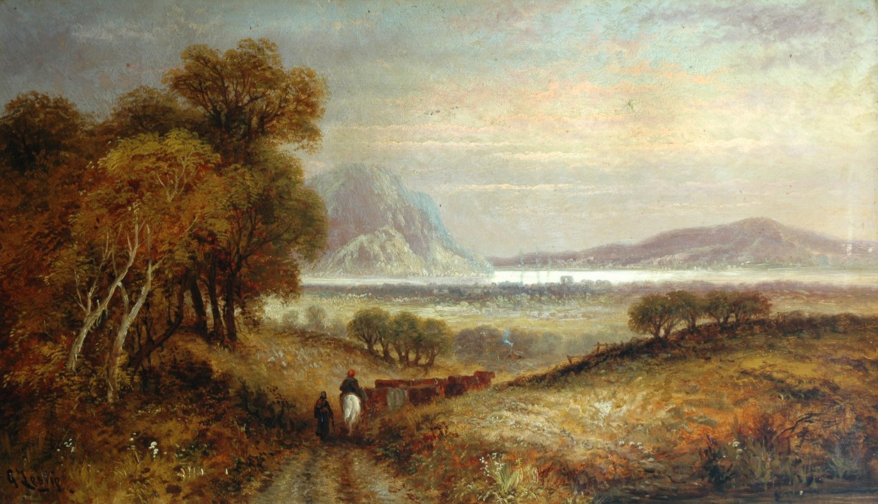Landskab, c.1855 af George Dunlop Leslie